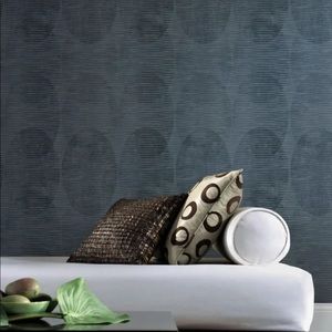 Peel & Stick Wallpaper Roll Nikki Chu for RoomMates Blue/Indigo